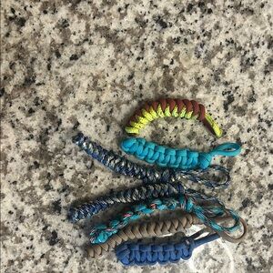 Colorful Paracord Keychains Set